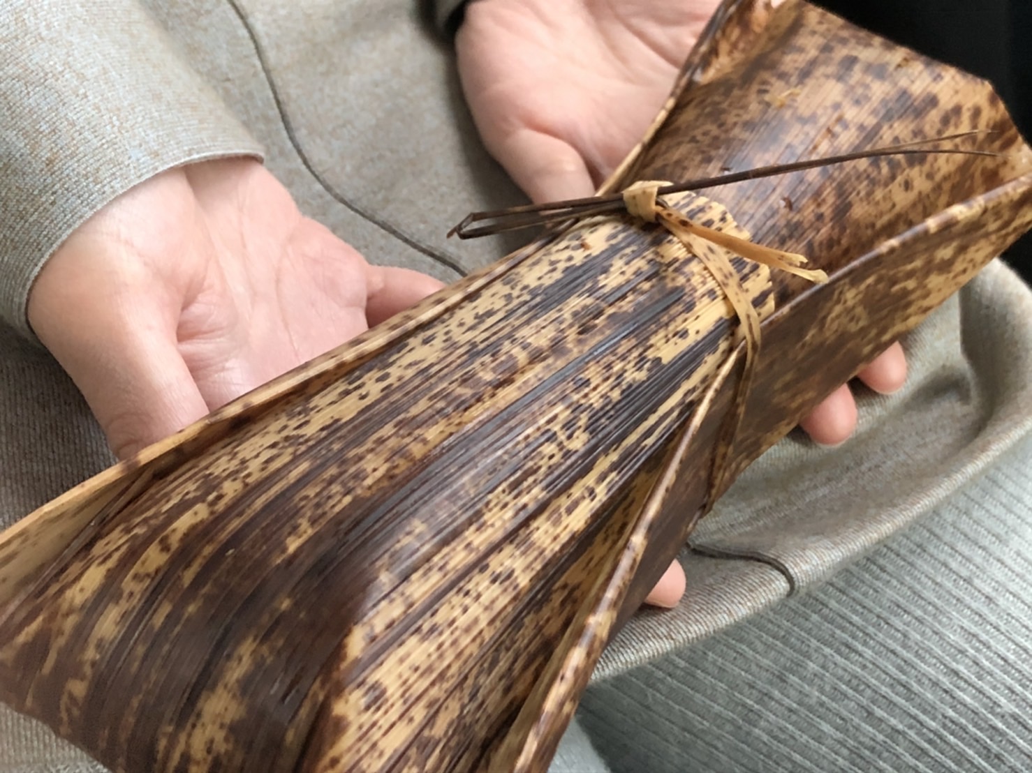 竹の皮ラッピング